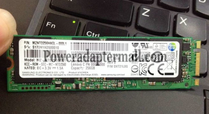 Samsung MZNTD256HAGL Lenovo ThinkPad X1 M.2 NGFF 256G NGFF SSD